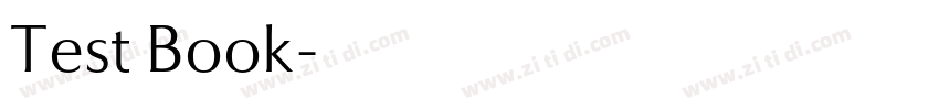 Test Book字体转换 Test Book字体转换